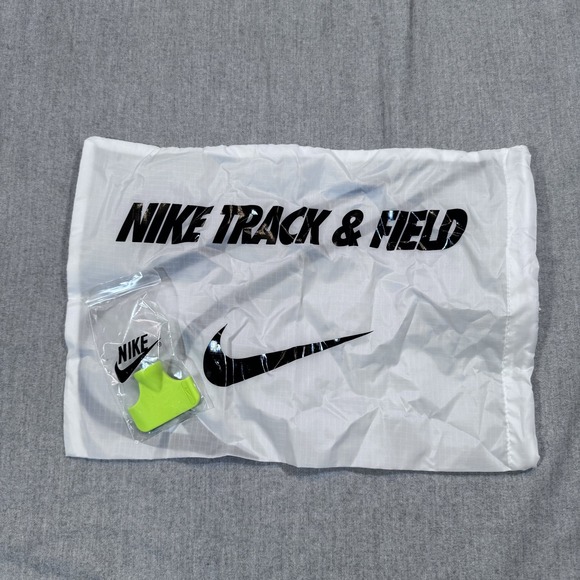 Nike Zoom Rival Distance‎ Track Shoes Mens 8.5 Black White DC8725-001 Spikes Bag - Picture 10 of 10